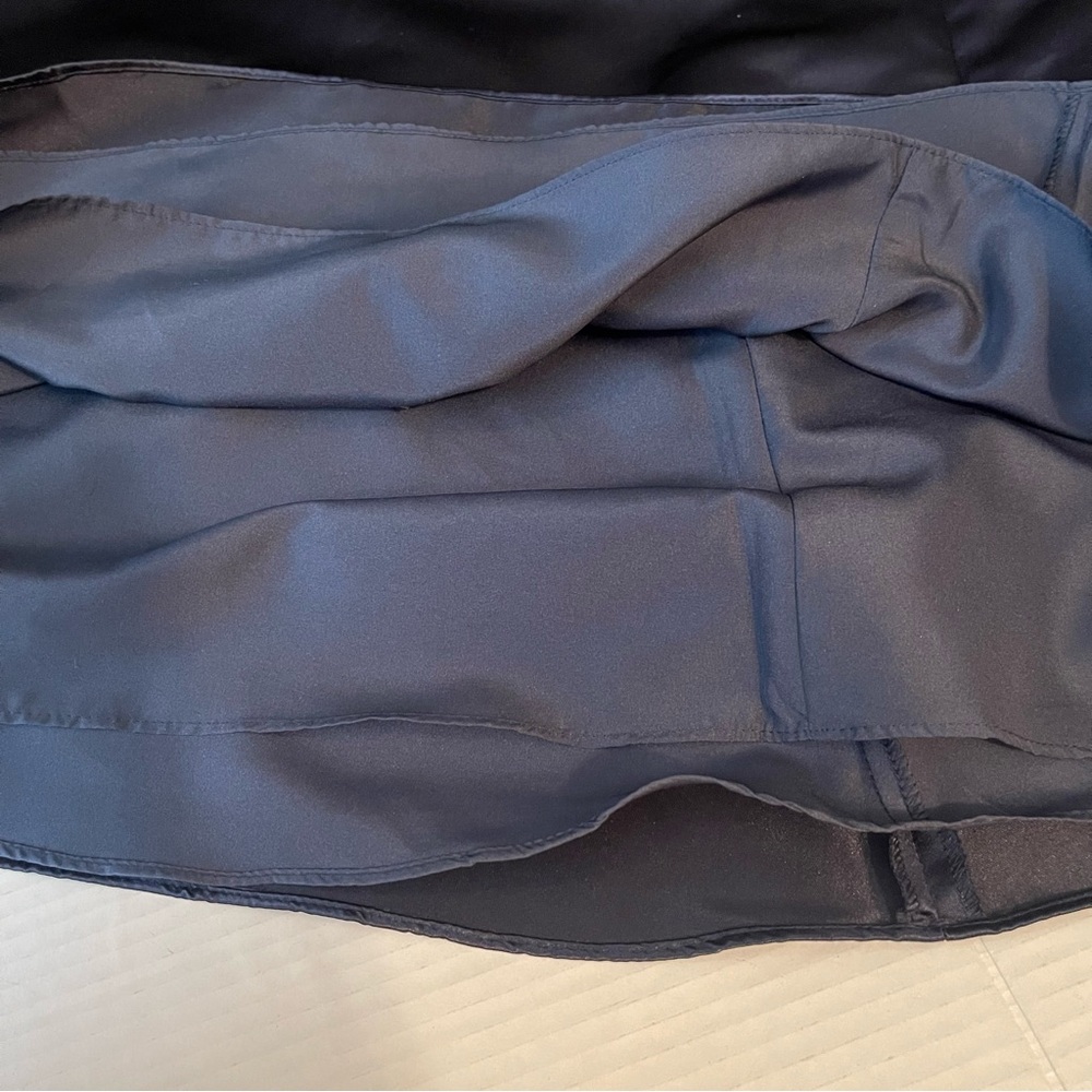 Hayley Paige Navy Maxi Dress Size 14 - Picture 7 of 13